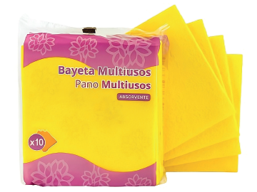 Ref. 75 - 10 Bayetas amarillas